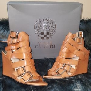 Vince Camuto strappy wedge sandal